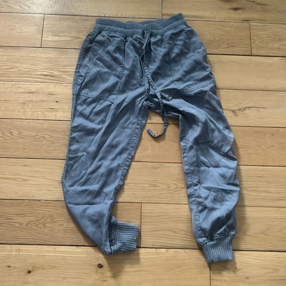 Blue cargo pants